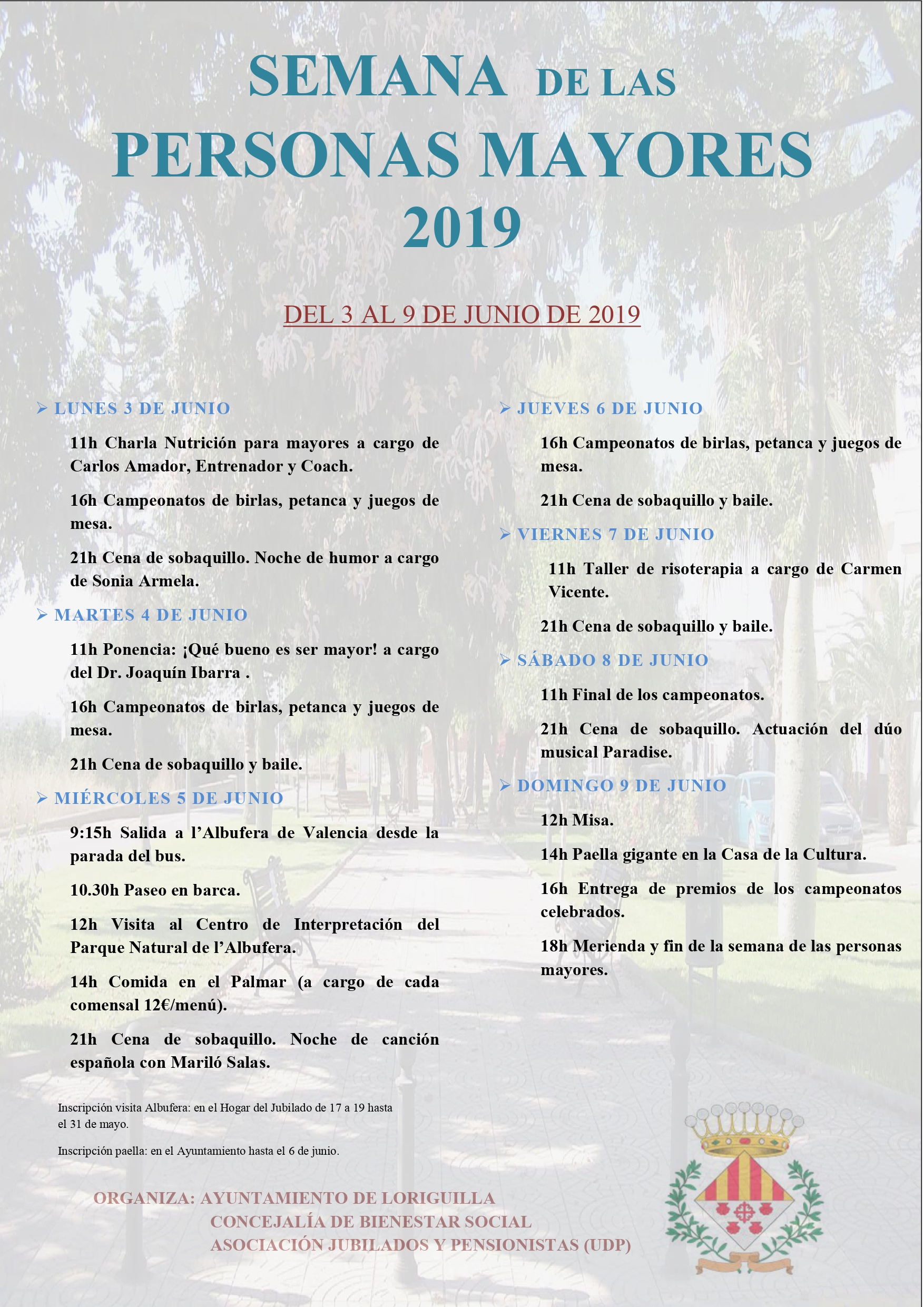 Cartel Semana mayor 2019