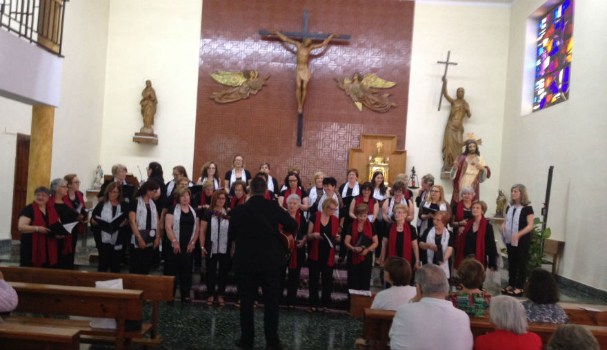 Encuentro Coral en la iglesia parroquial con motivo del 50 aniversario del traslado