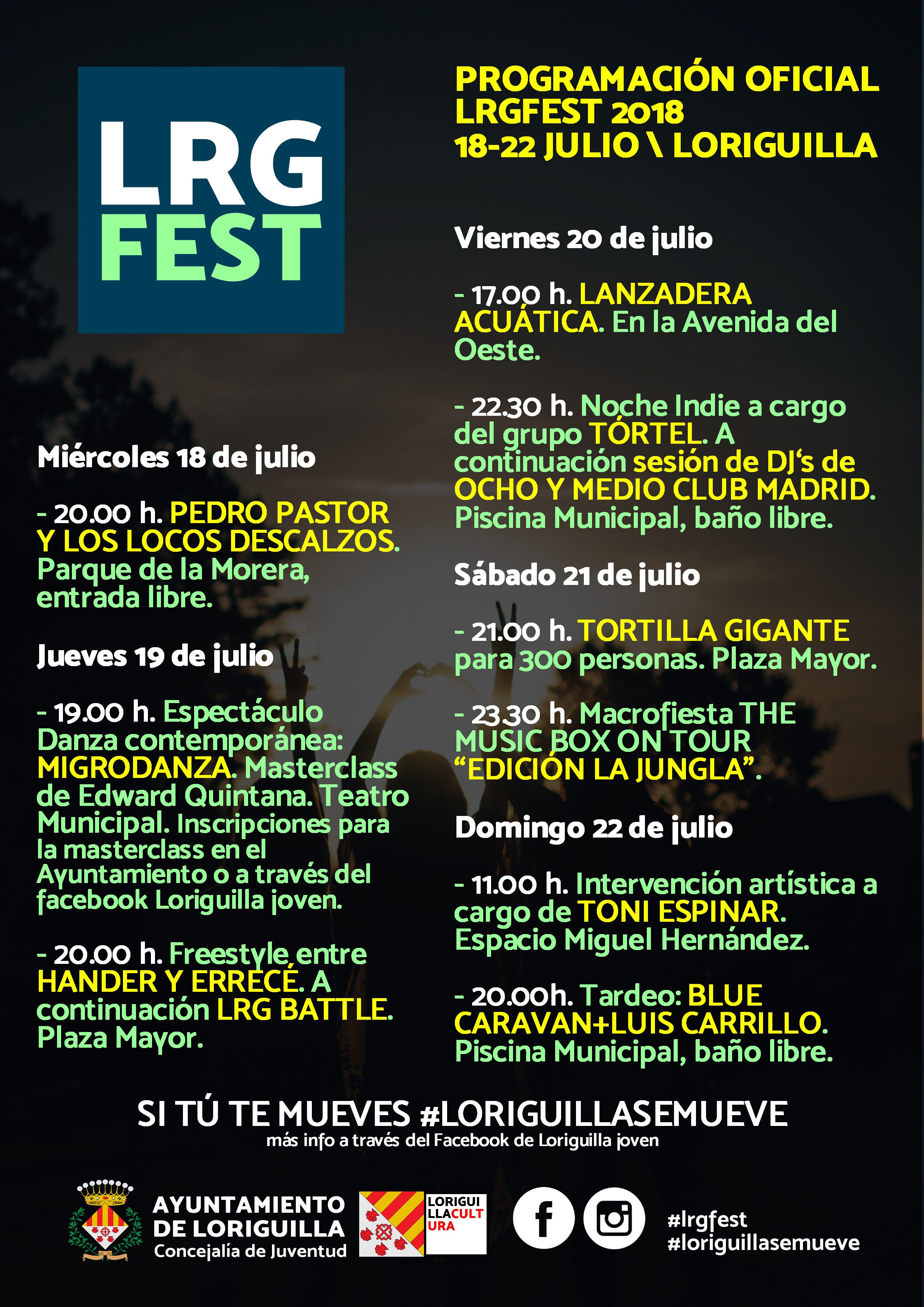cartel completo lrgfest 2018