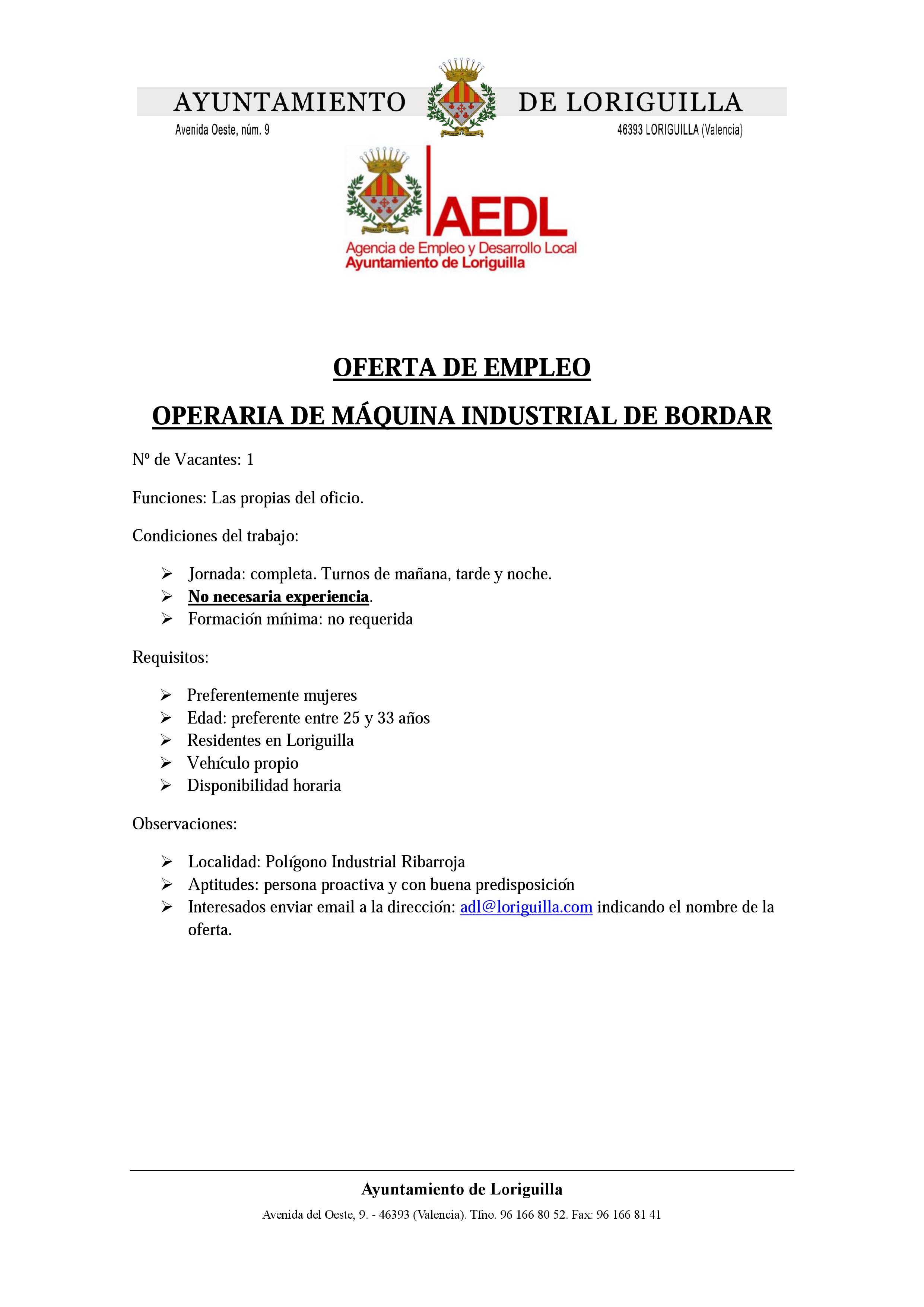 oferta-empleo-operaria-maquina-bordar-loriguilla