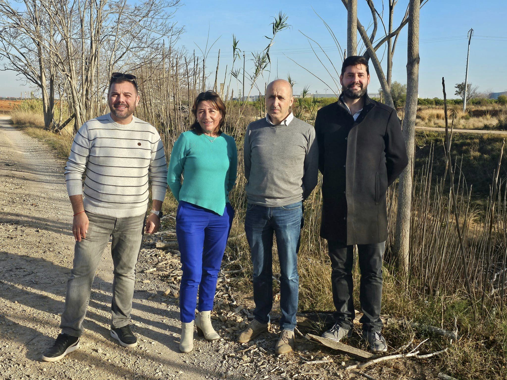 Visita del presidente de la CHJ