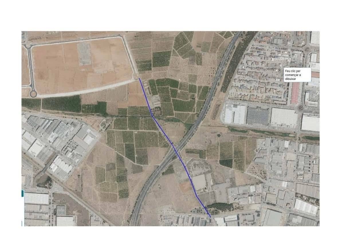 PROHIBIDO EL PASO CAMINO CORTADO POR OBRAS MAPA