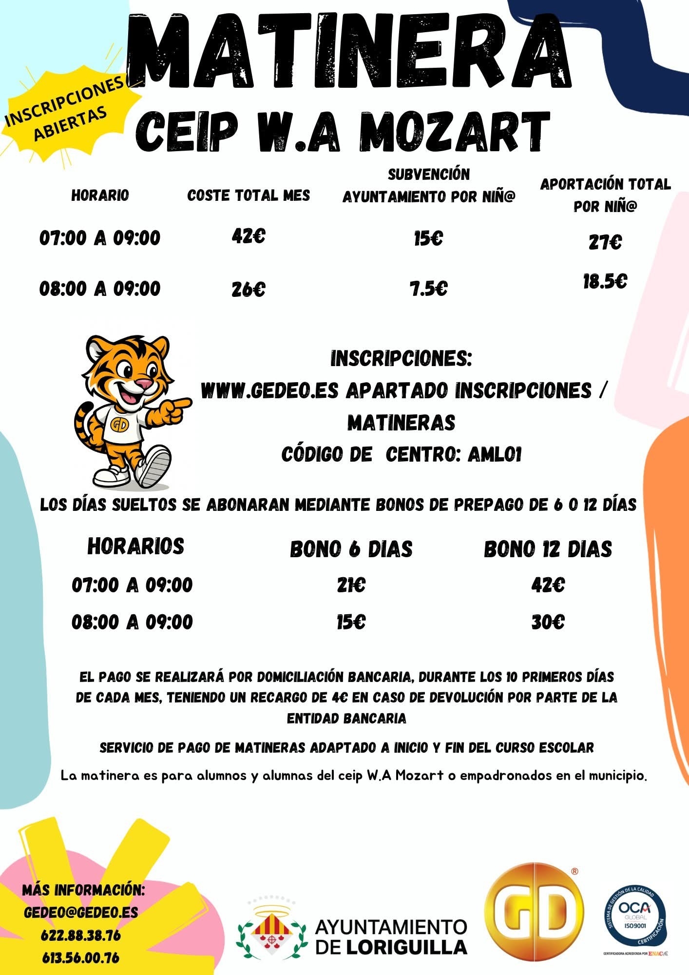 PRÓXIMAS ACTIVIDADES EXTRAESCOLARES EN EL COLEGIO NUEVO PARA EL CURSO 2025-20261