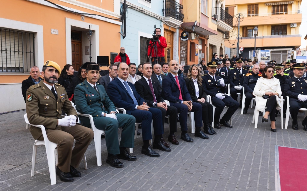 Homenaje policia