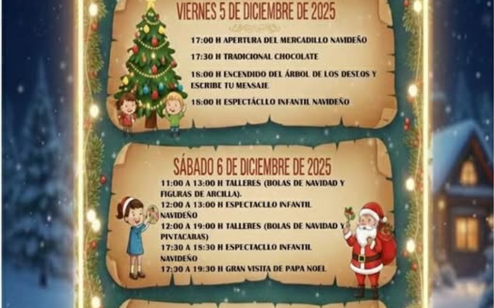 PROGRAMA ACTIVIDADES MERCADILLO NAVIDEÑO