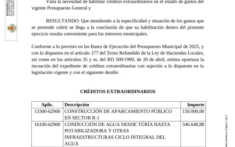 PLENO EXTRAORDINARIO