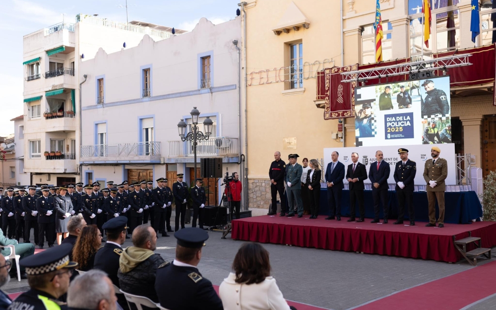 Homenaje policia