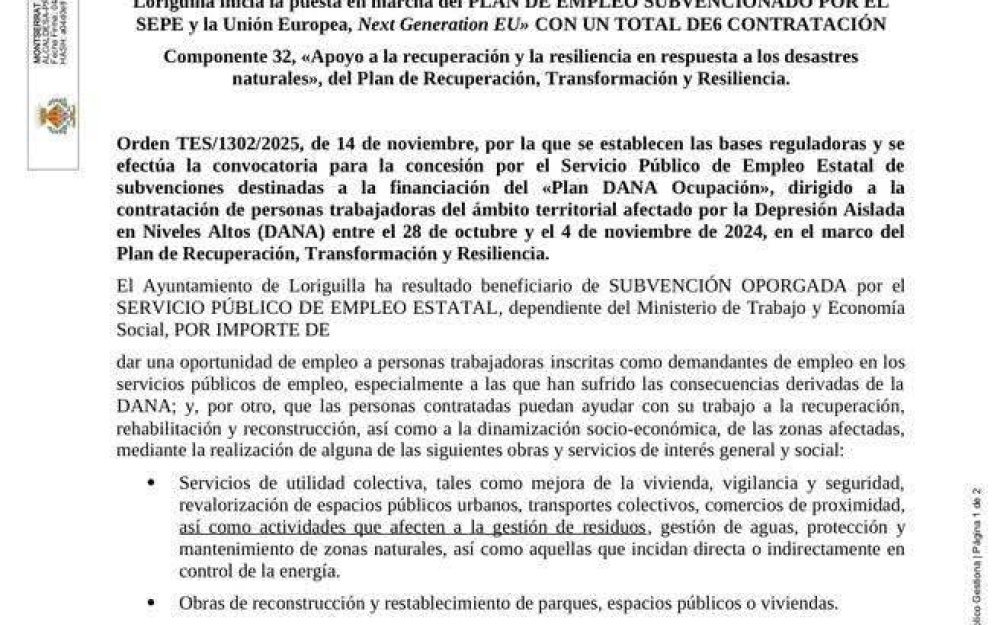OFERTA DE EMPLEO