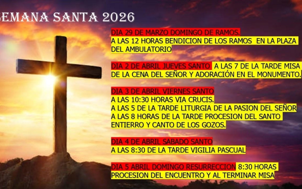 ACTOS LITÚRGICOS DE SEMANA SANTA