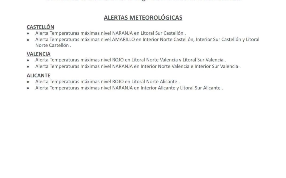 TEMPERATURAS ANORMALMENTE PARA HOY Y MAÑANA