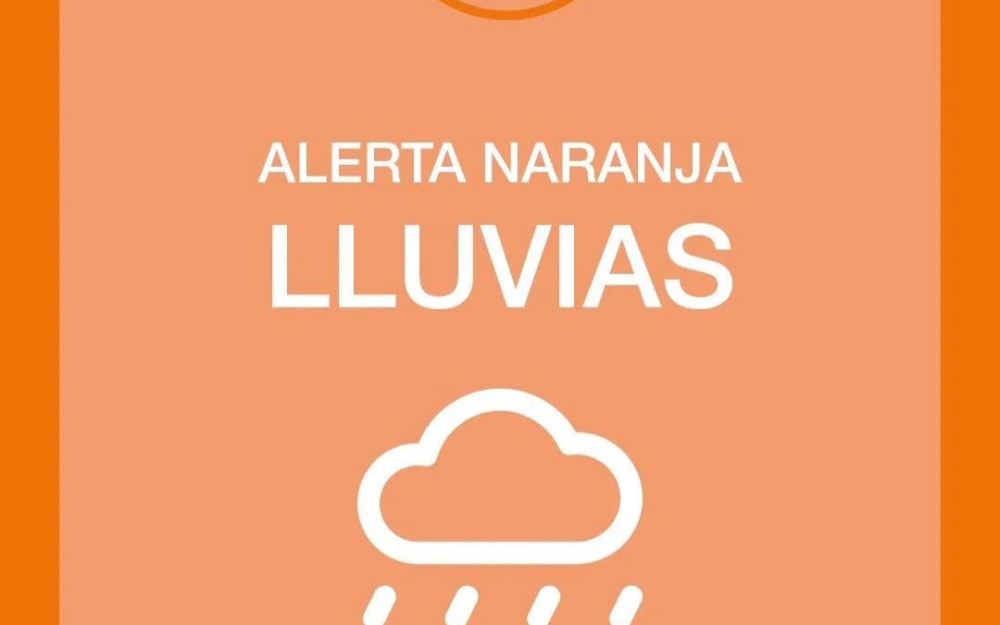 ALERTA NARANJA POR LLUVIAS INTENSAS EN LORIGUILLA