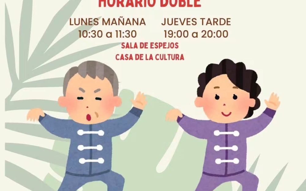 CLASES DE TAI CHI, NUEVA ACTIVIDAD