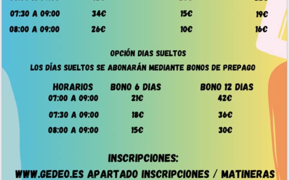 Extraescolares CEIP Mozart 2025