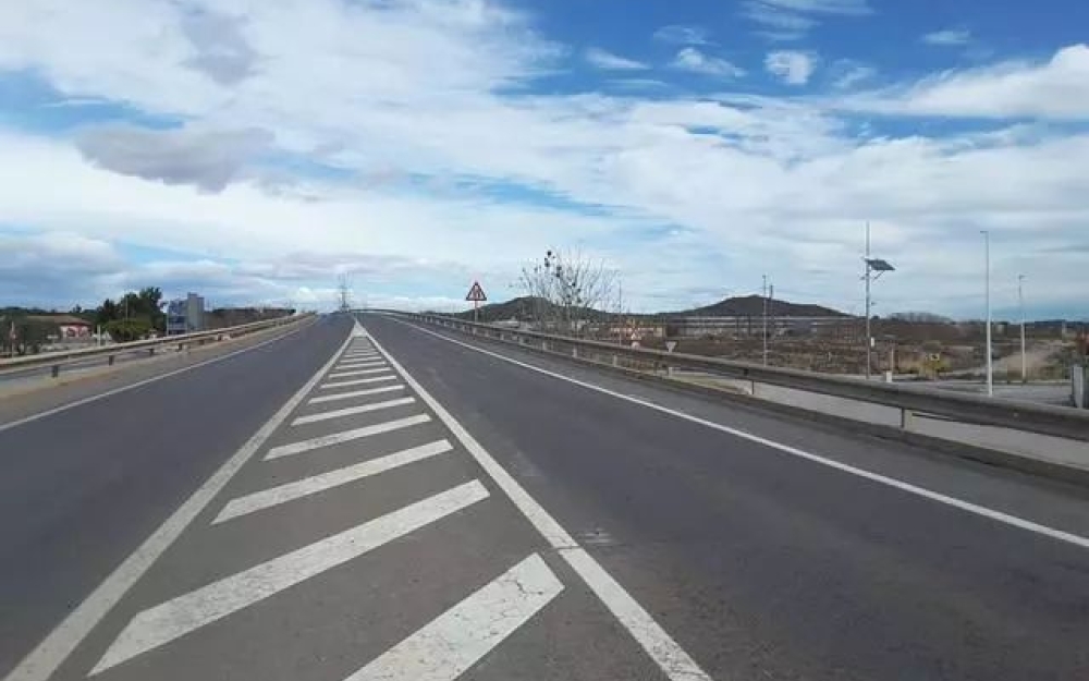 Carretera entre Reva y Loriguilla