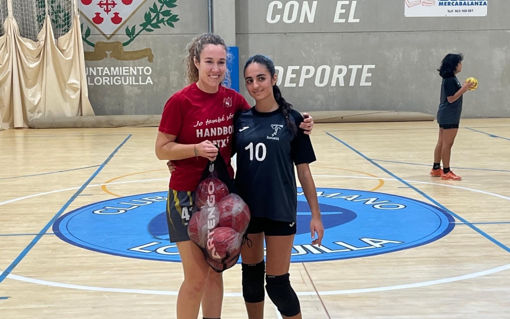 Entrega material balonmano
